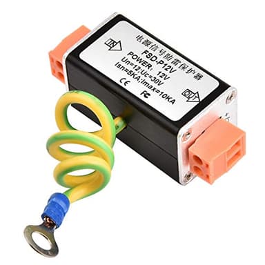 SYH&AQYE Ethernet Surge Protector, Dispositivo di Protezione Contro Le Sovratensioni del Fax del Telefono 12V, Dispositivo di Protezione dello Scaricatore di Fulminazione per la Rete di Computer