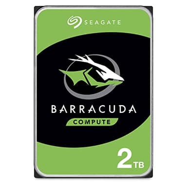 Seagate BarraCuda 2TB, Unità disco interna, 3.5", per PC & PC Portatili, SATA 6 GB/s, 7200 RPM, 64 MB cache, FFP (ST2000DMZ08)