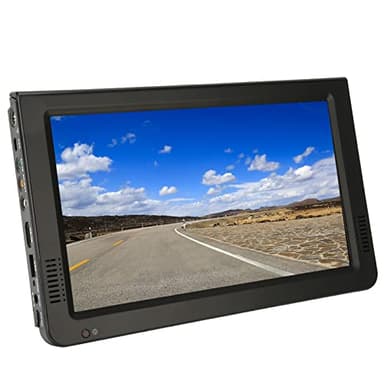 TV Digitale Portatile da 10 Pollici, TV LED con Schermo ISDB TFT HD per Auto, Roulotte, Cucina All'aperto, Lettore Multimediale con Batteria Integrata, Supporto USB/scheda di