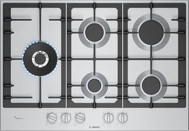 PCS7A5I90 - Piano cottura 5 fuochi gas, 75x52 cm, colore Inox