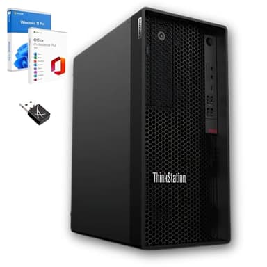 Lenovo ThinkStation P340 Tower Workstation | Intel Core i5-10500 6 CORE 12 Threads fino a 4.50Ghz | Ram 32GB | SSD 1TB Ms Office 2021 Win 11 Professional Garanzia 36 Mesi Ricondizionato