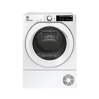 Hoover H-DRY 500 Asciugatrice 8 Kg, Pompa di Calore, Libera Installazione, Classe E, Controllo da App hOn e Connessione Wi-Fi, Griglia per Scarpe, 59,6 x 58,5 x 85 cm, Bianca - NDE H8A2TCEXS-S