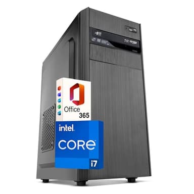 Betashop PC Fisso Desktop NUOVO • Cpu intel core i7-8700 • 32GB RAM DDR4 • 1Tb SSD nvme • Windows 11 Pro • WiFi • Office 365 • Pronto All'Uso • USB 3.0 • wifi • Professionale per Ufficio