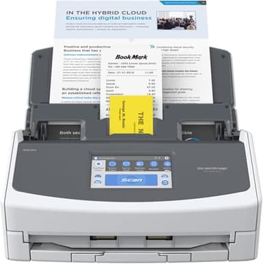ScanSnap iX1600 (bianco) - Scanner documenti - ADF, Scanner Fronte Retro Duplex - A4, Touchscreen, Wi-Fi, USB3.2