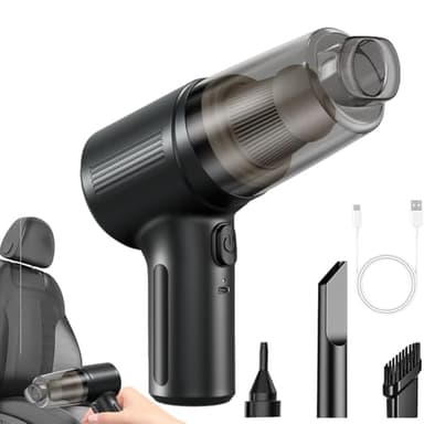 Cordless Vacuum Cleaner - Handheld Car Cleaning Tool Multifunctional, Portable Lightweight Home Dust Collector, Cordless Mini Vehicle Vacuum Efficient Powerful Suction Easy Use | Interior Home