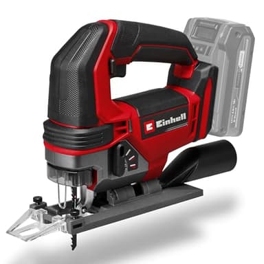 Einhell Professional seghetto alternativo TE-JS 18/100 Li-Solo Power X-Change (18 V, profondità taglio 100 mm su legno, altezza sollevamento 26 mm, passo max. 45º, incl. lama, senza batteria)