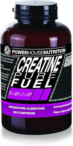 Creatina Monoidrato 200 Capsule 3000mg - 2 Mesi di Fornitura - Powerhouse Nutrition - Made in Italy - Integratore per Palestra, Allenamento, Pre Workout - Creatina Compresse Pure, Senza Additivi