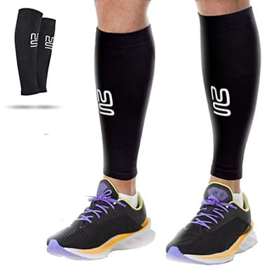 Modetro Sports Fasce compressione polpaccio per uomo e donna by Corsa, jogging, bicicletta, fitness ed esercizi ad alta prestazione medio