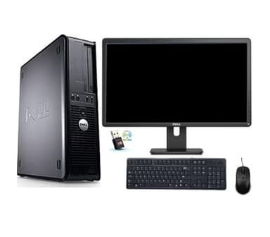 Postazione Bundle DELL completa/PC con SSD 128GB / INTEL DUAL CORE/WINDOWS 11 / MONITOR 22'' VGA FULL HD/WI-FI/KIT TASTIERA E MOUSE/DVD ROM(Ricondizionato certificato)