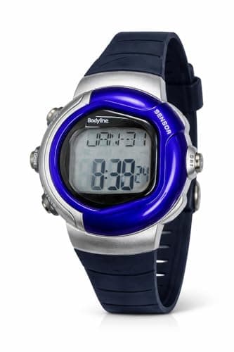 Bodyline Orologio Cardiofrequenzimetro da Polso Unisex Senza Pila – Ideale per la Corsa – Orario 12/24h – Conta Calorie e Misurazione Cardiaca