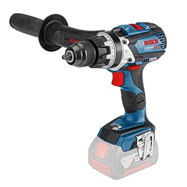 Bosch Professional Trapano-avvitatore con percussione a batteria GSB 18V-110 C, 18V System (coppia di serraggio max. 110 Nm, batterie e caricabatteria non incl., confezione in cartone)