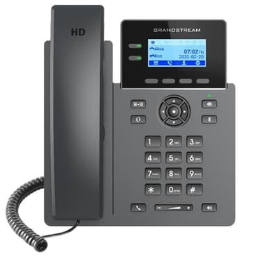 GRANDSTREAM Networks GRP2602P IP phone Black 2 lines LCD Wi-Fi (GRP 2602P HD)