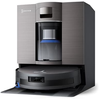 ECOVACS X11 OMNICYCLONE Robot Aspirapolvere Lavapavimenti, BLAST e 19.500 Pa, Boost di Potenza Ultrarapido, OZMO ROLLER 2.0, Altezza Massima di Salita di 4 cm, Rullo Esteso, Svuotamento Automatico