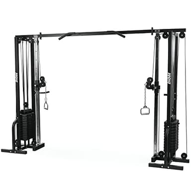 Cavo Crossover 2 x 80 kg - Dione - Stazione di allenamento - Cavo multiplo - Centro di allenamento - Home Gym
