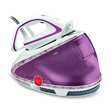 Tefal GV9560C0 Pro Express Ultimate Ferro da Stiro a vapore, Getto di Vapore Fino a 490 g/minuto, Emissione di Vapore fino a 140 g/minuto, Pannello di Controllo con 5 Preimpostazioni, Bordeaux