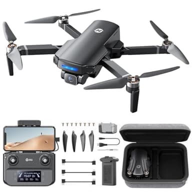 Holy Stone HS360S GPS Drone con Telecamera 4K per Adulti Principianti, RC quadcopterr con 3KM FPV Trasmissione, Motore Brushless, Follow Me, Ritorno a Casa Intelligente, Trasmissione 5G, meno di 249g