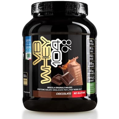 NET Integratori VB WHEY 104 9.8 Optipep - 450g Cioccolato - Proteine Isolate Idrolizzate per via Enzimatica Con EAA e BCAA - Massimizza Sintesi Proteica, Crescita e Mantenimento Muscolare
