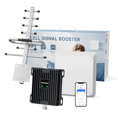 ANNTLENT Ripetitore Segnale Cellulare Amplificatore 4G 3G 2G LTE - Banda 20/7, Amplificatore Segnale Cellulare per Operatori Europei Tre, TIM, Con Antenna Direzionale Yagi ad Alto guadagno