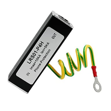 JNJOOD Scaricatore di sovratensione per fax RJ11 Kl01-P4H nero RJ11 ADSL, 500181696