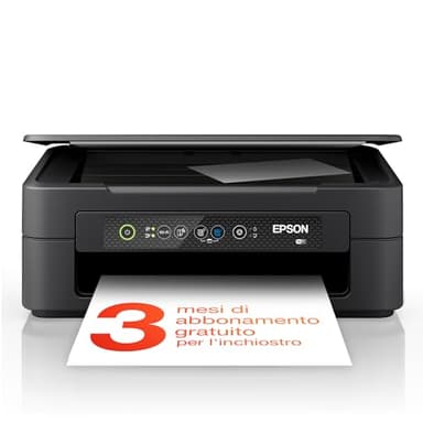 Epson Stampante Expression Home XP-2200, multifunzione 3 in 1: scanner/fotocopiatrice, A4, getto d'inchiostro a colori, Wi-Fi Direct, cartucce separate, ultracompatta