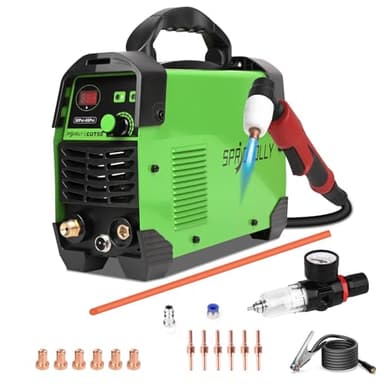 Taglio Plasma 50A, 240V, ad Alta Frequenza, IGBT Inverter per il Taglio del Metallo con Plasma, Spessore Massimo di Taglio 16 mm, CUT50 per Principianti e Fai da Te