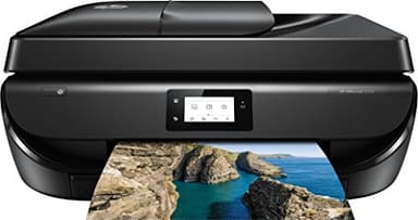 HP OfficeJet 5220, Stampante Multifunzione a Getto di Inchiostro, Stampa, Scannerizza, Fotocopia, Fax, Wi-Fi Direct, 2 Mesi di Servizio Instant Ink Inclusi, Nero