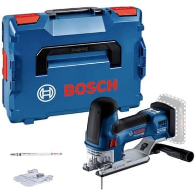 Bosch Professional 18V System Seghetto Alternativo a Batteria GST 18V-155 SC (con Impugnatura Assiale, senza Batterie e Caricabatteria, L-BOXX)