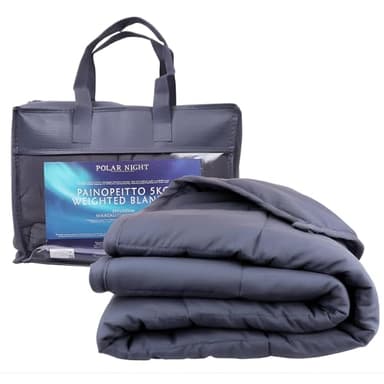 Polar Night Coperta Ponderata per Adulti 155 X 220 cm, 7 kg - Coperta Pesante con Perline di Vetro, 100% Microfibra, Standard Oeko-Tex® 100 – Coperta Appesantita Traspirante, Weighted Blanket