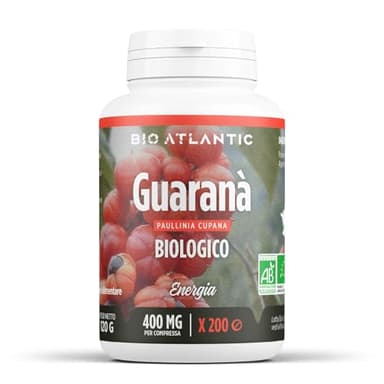Guarana Bio 400mg - 200 compresse