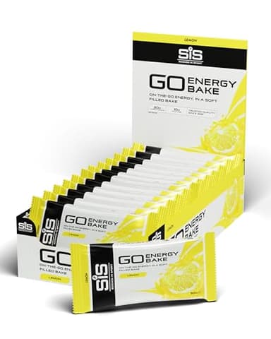 Science in Sport GO Barretta energetica Energy Bakes 50g confezione da 12pz. Limone - Gustosa barretta con 30g di carboidrati, Ricarica il tuo power training