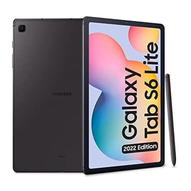Samsung Galaxy Tab S6 Lite (2022) Tablet, S Pen, Touchscreen LCD TFT, Wi-Fi, RAM 4 GB, 64 GB espandibili, Batteria 7040 mAh, Android 12, Grigio (Oxford Gray), 10.4" [Versione italiana]