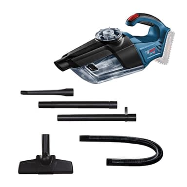 Bosch Professional 06019C6200 Aspiratore a Batteria GAS 18V-1 System, Batterie e Caricabatteria non Inclusi, Tubo di Aspirazione, Capacità di Conservazione 1 l, 18 volts, Blu