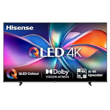 Hisense TV 50" QLED 4K 2025 50E78Q, Smart TV VIDAA U8, Dolby Vision, HDR 10+, Game Mode Plus, Dolby Atmos, Alexa Built-in, VIDAA Voice, Tuner DVB-T2/S2 HEVC 10, lativù 4K, 50'', 2025 QLED 60Hz