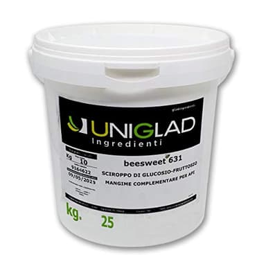 Uniglad Ingredienti SCIROPPO per API a Base di zuccheri di qualità BEESWEET in Confezione da kg. 25