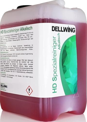 DELLWING - Detergente Concentrato per Carburatore, Teste dei Cilindri, Iniettori, Ugelli degli Iniettori e Altre Parti, Liquido per Bagno a Ultrasuoni e Sporco Ostinato