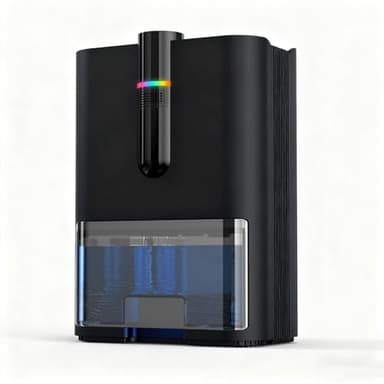 Deumidificatore Casa Elettrico, Deumidificatore Elettrico per 80 m², Anti Muffa, 2500 ml Portatile, Ultra Silenzioso, Deumidificatores Portatile per Camera da Letto, Bagno, Armadio