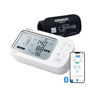 OMRON X7 Smart AFib Misuratore di Pressione da Braccio | Screening dell'AFib con ogni controllo della pressione sanguigna a casa | Validato clinicamente | 2 Utenti | Bracciale Intelli Wrap 22-42cm