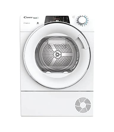 Candy Rapid? RO4H7A2TCEX-S Asciugatrice Slim a pompa di calore 7 Kg Classe A++ Easy Case Kilo detector programma lana, controllo remoto 596x486x850 bianco