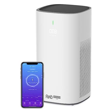 Purificatore d'aria per Allergie e Asma, Filtro HEPA 12, ionizzatore, CADR 350 m³/h, modalità silenziosa (Purifcatore + 1 filtro HEPA) Breath 350 di AERTECNICA