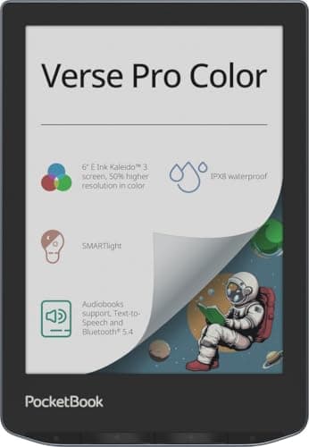 Ebook PocketBook Verse Pro Color 634 6 E-Ink Kaleido 3 16GB Wi-Fi Stormy Sea