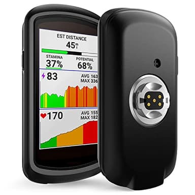 TUSITA Custodia Compatibile con Garmin Edge 1040 Solar - Cover Protettiva in Silicone per Pelle - Accessori per GPS Bike Computer