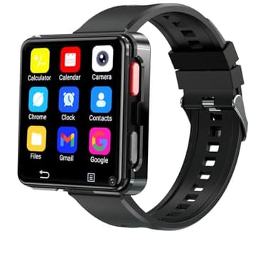 Smartwatch Uomo, 4GB+128GB Android 11 Smart Watch con Sim Slot, 2.65'' Grande Schermo Orologio Smartwatch GPS, 8.0MP Dual Camera Fitness Tracker con 1200mAh Porta Tipo-C WiFi 4G LTE