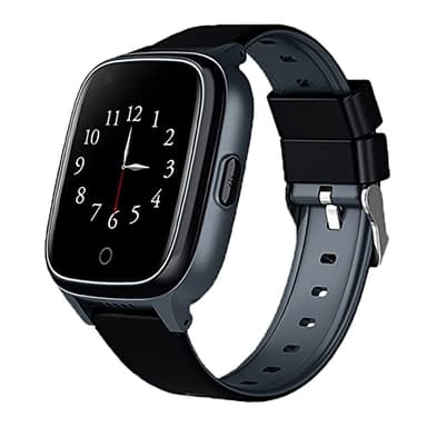 SaveFamily Senior – Orologio Salvavita per Anziani con Localizzazione GPS, Avviso di Caduta, Chiamata SOS, Monitoraggio della Salute, Promemoria dei Farmaci e Chiamata ai Grandi Numeri – Colore Nero