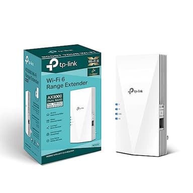 TP-Link RE700X Ripetitore WiFi 6 Dual-Band AX3000Mbps, WiFi Extender e Access Point, 1 Porta Gigabit, MU-MIMO, Beamforming, Amplificatore Segnale Wi-Fi, TP-Link Onemesh