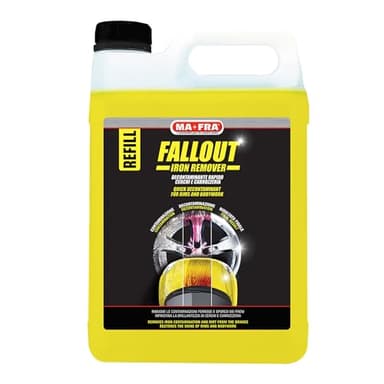 Ma-Fra Fallout Iron Remover, Decontaminante Rapido, Elimina i Residui Ferrosi dalla Carrozzeria e Cerchi in Lega Auto, Confezione da 4500 ml