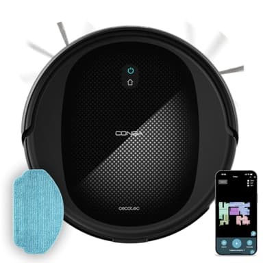 Cecotec Robot Aspirapolvere Conga M20. Navigazione Giroscopica Ordinata, 7000Pa Pressione Aspirazione, Autonomia 160 Minuti, Sensori Anticaduta e Spazzola Multifunzione, TotalSurface, App Control