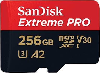 SanDisk Extreme PRO 256GB scheda microSDXC + RescuePro Deluxe, Velocità fino a 200 MB/s) + adattatore SD, RescuePRO Deluxe, UHS-I, Class 10, U3, V30