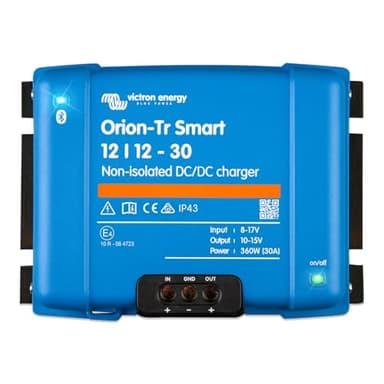 Victron Energy Orion-Tr Smart 12/12-Volt 30 amp 360-Watt Caricatore DC-DC, Non isolato (Bluetooth)