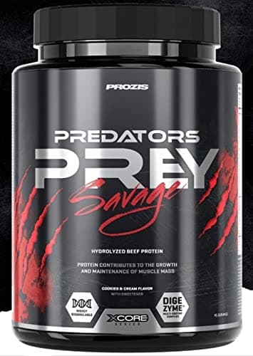Prozis Predators Prey Xcore Series 1800 gr - proteine idrolizzate carne di manzo, multi gusti (cioccolato forte)
