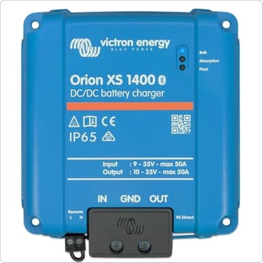 Victron Energy Orion XS 1400, 12/24-Volt 50 Amp Caricatore Batteria DC-DC